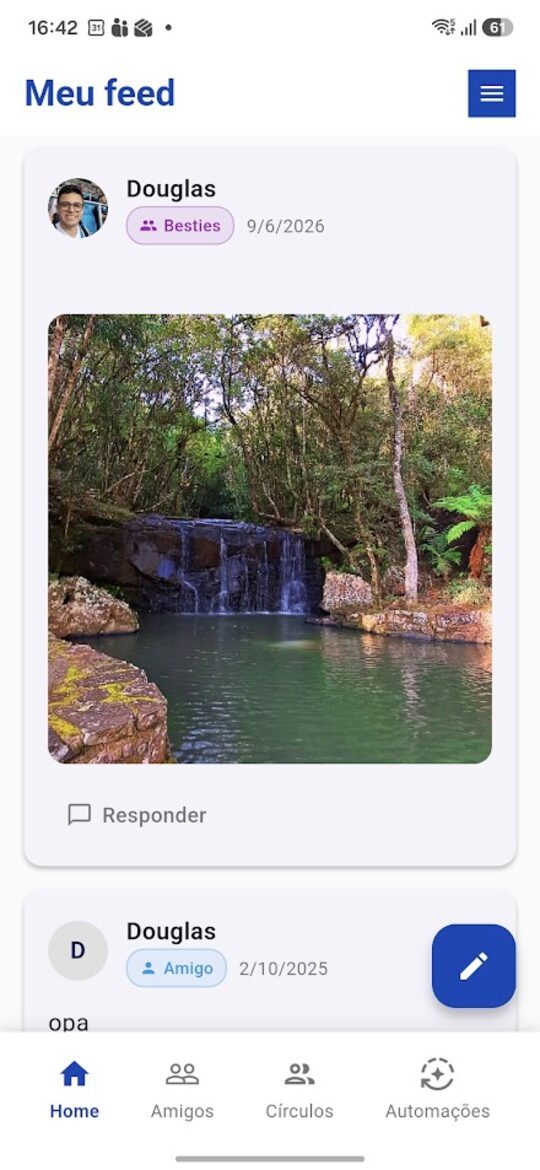 fyl — Visualização do app
