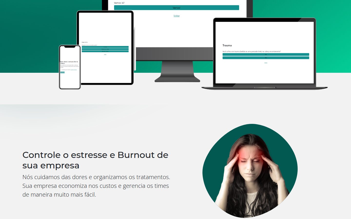 WeHeal — Visualização do app