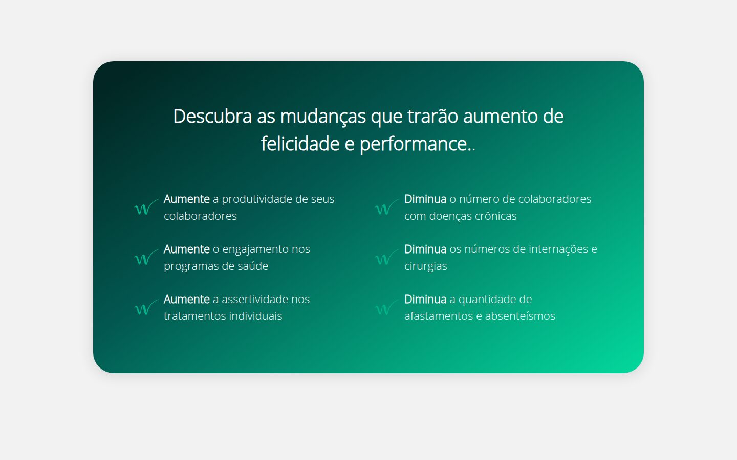 WeHeal — Visualização do app