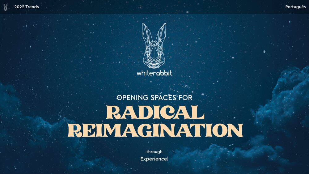 White Rabbit Trends — Visualização do app